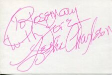 Autógrafo assinado Leslie Charleson Port Charles General Hospital Happy Days comprar usado  Enviando para Brazil