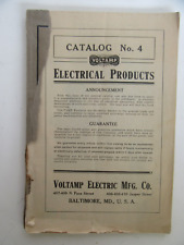 Antiguo tren de juguete/catálogo de accesorios Voltamp Mfg Co., Baltimore, catálogo #4 segunda mano  Embacar hacia Mexico
