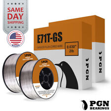 (2 x 2-Lb Spools) E71T-GS .030" Flux Core Welding Wire - Gasless Mild Steel MIG for sale  Shipping to South Africa
