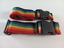 Rainbow stripe luggage for sale  Punta Gorda
