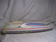 as-is * some damage vintage  FAST CAT Boat Shell hull remote control rc part for sale  Shipping to South Africa