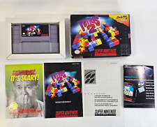Usado, Tetris 2 (Super Nintendo, 1994) Caixa de Jogo Manual Inserções Pôster - Testado comprar usado  Enviando para Brazil