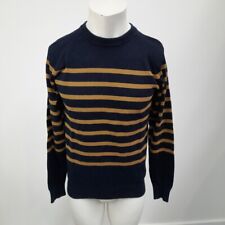 Bench Jumper Size Small Mens Navy Striped Knit -WRDC for sale  Shipping to South Africa