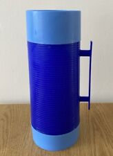 VINTAGE 1970'S THERMOS ALADDIN SUPER FOOD FLASK - 32 FL OZ - BLUE for sale  Shipping to South Africa