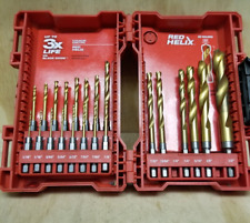 Conjunto de brocas Milwaukee SHOCKWAVE Impact Duty Red Helix titânio comprar usado  Enviando para Brazil