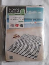 Serviette plage duo d'occasion  Le Creusot