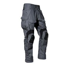 2023 men tactical cargo pants overalls combat clothes with knee pads top, used for sale  Shipping to South Africa