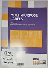 A4multi purpose labels for sale  ORPINGTON
