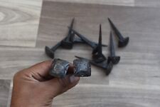 Usado, 10 piezas uñas de hierro forjado a mano de herrero uñas de colección liso rústico segunda mano  Embacar hacia Argentina
