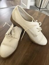 Cream brogues size for sale  DUNSTABLE