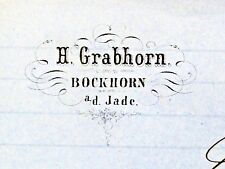 Bockhorn jade 1869 gebraucht kaufen  Deutschland