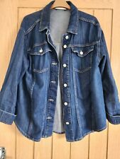 Denim shirt jacket for sale  PETERBOROUGH