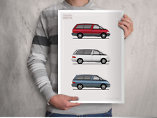 Poster toyota previa for sale  CIRENCESTER