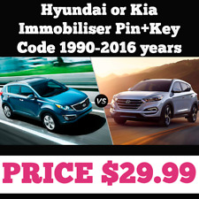 Imobilizador 1990-2016 Anos Código Pin + Código Chave para Hyundai ou Kia comprar usado  Enviando para Brazil