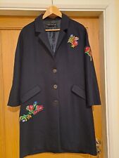 Zara navy coat for sale  Ireland