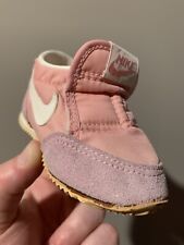 Zapatos para bebé Nike Derby de colección 1982 rosa 2c OG, usado segunda mano  Embacar hacia Argentina