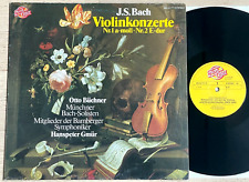 OTTO BUCHNER violin concertos BACH GMUR 1976 ED1 BELLAPHON FIRST CLASS LP MINT for sale  Shipping to South Africa