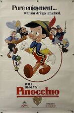 Pôster original de filme de uma folha PINÓQUIO - R1984 - WALT DISNEY - ENROLADO! comprar usado  Enviando para Brazil