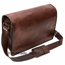 Used, Men's Leather Business Briefcase Handbag Laptop Messenger Shoulder Crossbody Bag for sale  Shipping to South Africa
