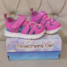 Sandálias tênis Skechers meninas rosa biqueira fechada 6 brincalhonas criança  comprar usado  Enviando para Brazil