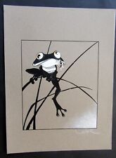 Serigraphie loisel grenouille d'occasion  Expédié en France