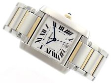 ZEGAREK DAMEUNA CARTIER TANK FRANCAISE LARGE 18K GOLD STAL 28MM x 32MM REF 2302 na sprzedaż  PL