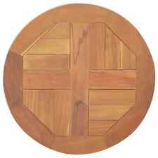 Mesa redonda de madera maciza de teca 1" 15,7" P4D2 segunda mano  Embacar hacia Argentina