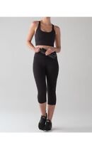 Leggings Lululemon Mind Over Miles cropped 4 bolsos pretos comprar usado  Enviando para Brazil