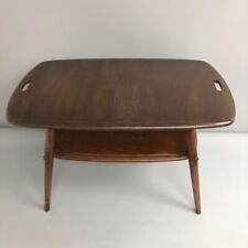 Ecrol 457 Butlers Coffee Table Dark Elm Solid Wood C.1960s Vintage Storage -CP for sale  Shipping to South Africa