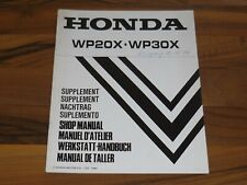 Honda wp20x wp30x d'occasion  Expédié en Belgium