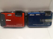 Peças de leitura Nikon Coolpix AW100 AW130 preto azul à prova d'água câmera digital WiFi  comprar usado  Enviando para Brazil