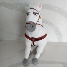 Disney Store Tangled Rapunzel Maximus Flynn’s White Horse Soft Plush Toy Teddy for sale  SHEFFIELD