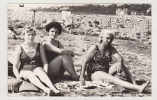 Three Lovely Ladies Women of All Ages in Swimsuits, Striking Poses on the Beach for sale  Shipping to South Africa