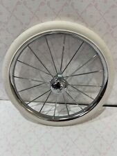 Silver Cross Coach Built Dolls Pram Wheel With Tyre app 12" -  10" without tyre for sale  Shipping to South Africa