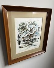 Vtg framed watercolor for sale  Columbia