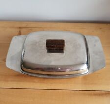 stainless steel butter dish for sale  IVYBRIDGE