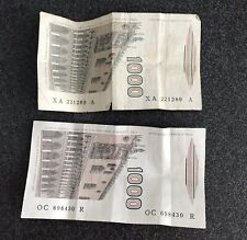 Due banconote mille usato  Venaria Reale