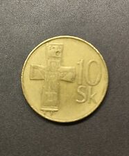 Moneta slovacchia rara usato  Desio