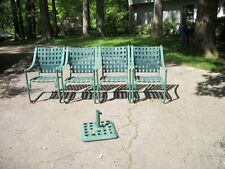 Green 7 Piece Steel Patio Set Outdoor - Excellent for sale  Shipping to South Africa