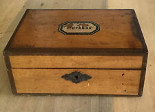 Gebruikt, Antique Victorian Wooden Workbox With Lift Out Tray tweedehands  verschepen naar Netherlands