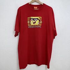 Camiseta Vintage Bob Esponja Square’s Cool 2002 Vermelha Feita Dupla Face EUA Tamanho XL, usado comprar usado  Enviando para Brazil