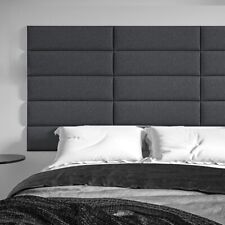 4-PACK Art3d 39.4" Upholstered Wall Panels for Wall Mounted Headboard Heavy Gray, used for sale  Shipping to South Africa