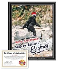 Bigfoot com chapéu de Papai Noel autógrafo impressão assinada - PRESENTE DE NATAL HOMEM CAVERNA comprar usado  Enviando para Brazil