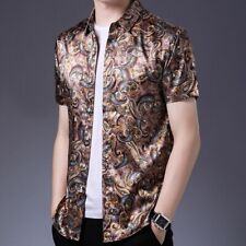 Camisa De Manga Larga Para Hombre Ropa De Seda satinada, nova llegada comprar usado  Enviando para Brazil