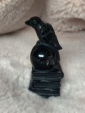 Black obsidian raven for sale  LIVERPOOL