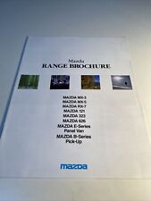 Mazda range brochure for sale  NEWCASTLE UPON TYNE