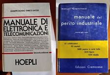 Manuali hoepli elettronica usato  Gorizia