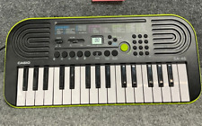 Mini teclado de piano Casio SA-46, banco de 10 músicas, 50 padrões, com adaptador CA, usado comprar usado  Enviando para Brazil