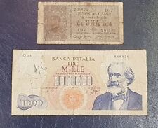 Banconota lira 1000 usato  Monserrato