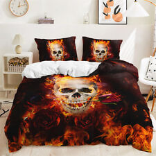 Burning skulls bedding for sale  Shipping to Ireland